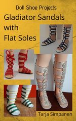 Doll Shoe Projects: Gladiator Sandals with Flat Soles